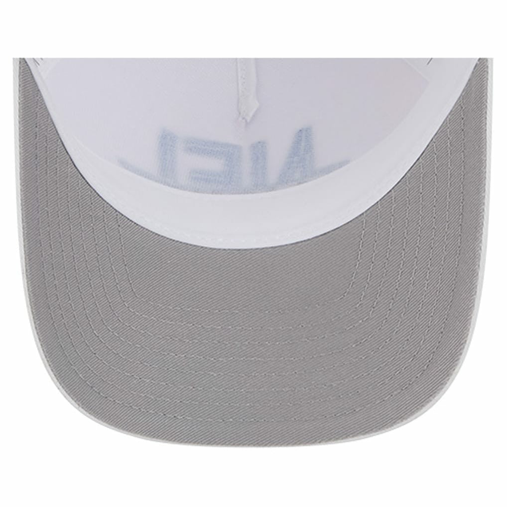 Detroit Lions New Era NFL 9FORTY A-Frame M-Crown Adjustable Trucker Hat White - NFL
