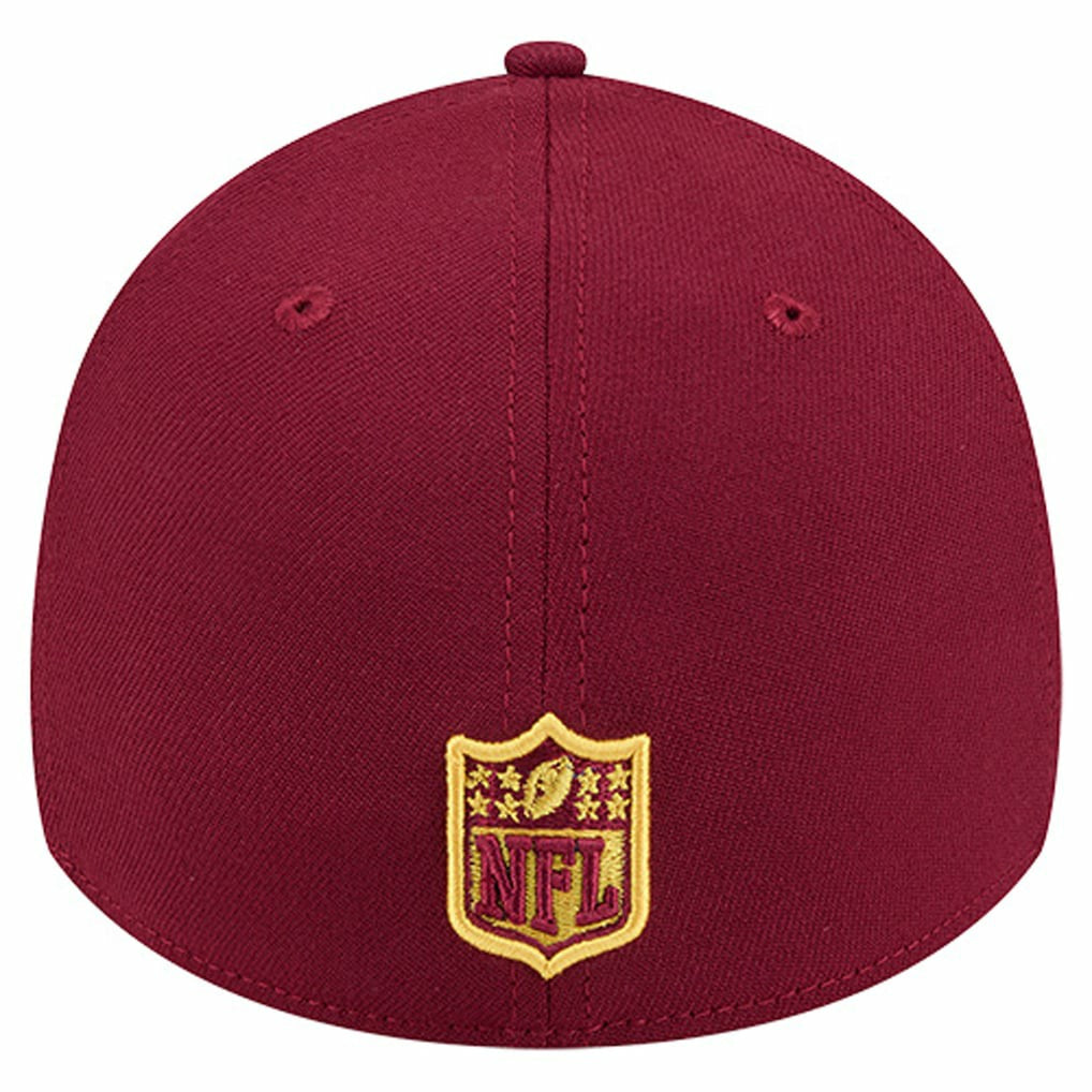 Washington Commanders New Era Stripes 39THIRTY Flex Hat Burgundy - NFL