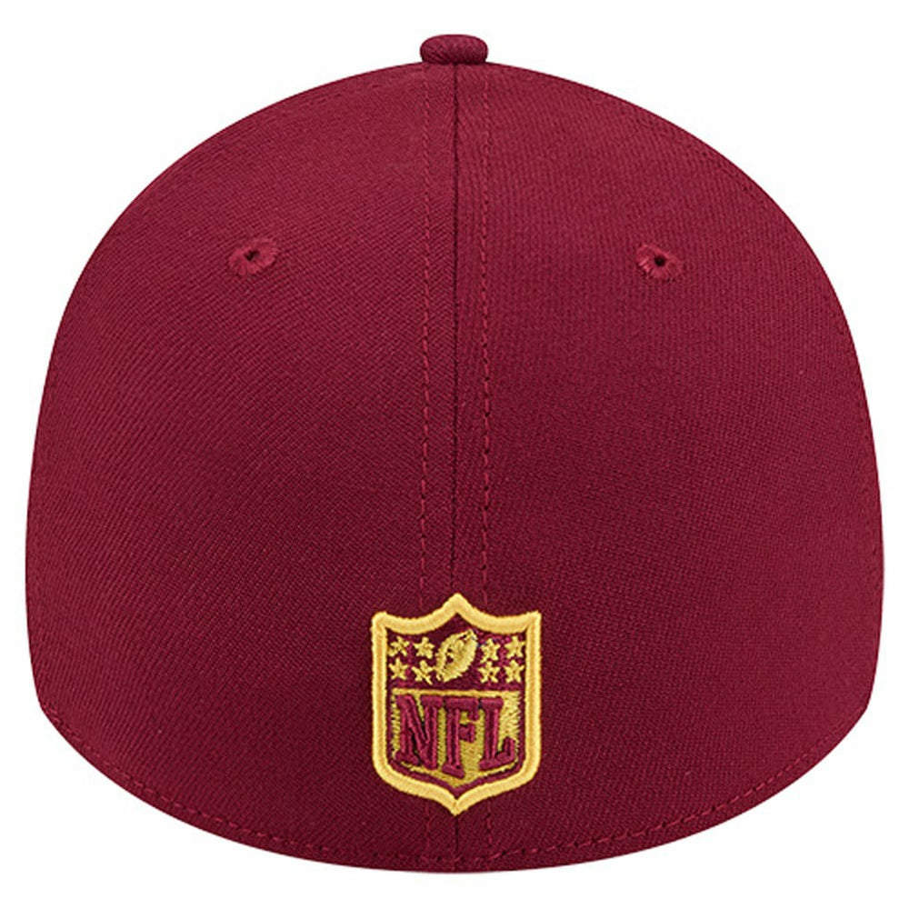 Washington Commanders New Era Stripes 39THIRTY Flex Hat Burgundy - NFL