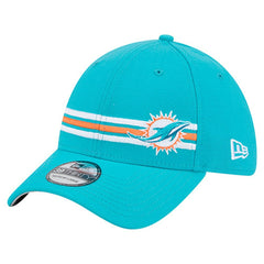 Miami Dolphins New Era Stripes 39THIRTY Flex Hat Aqua - NFL