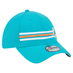 Miami Dolphins New Era Stripes 39THIRTY Flex Hat Aqua - NFL