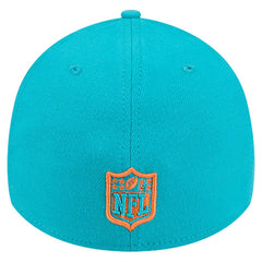Miami Dolphins New Era Stripes 39THIRTY Flex Hat Aqua - NFL