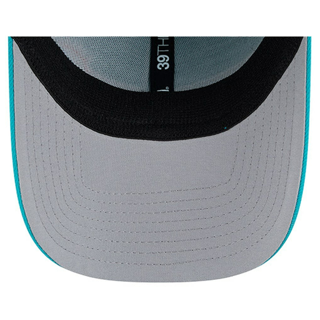 Miami Dolphins New Era Stripes 39THIRTY Flex Hat Aqua - NFL