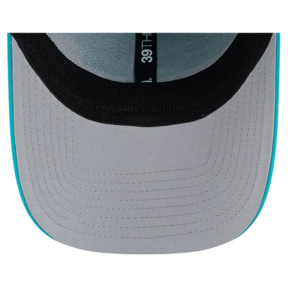 Miami Dolphins New Era Stripes 39THIRTY Flex Hat Aqua - NFL
