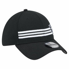 Las Vegas Raiders New Era Stripes 39THIRTY Flex Hat Black - NFL