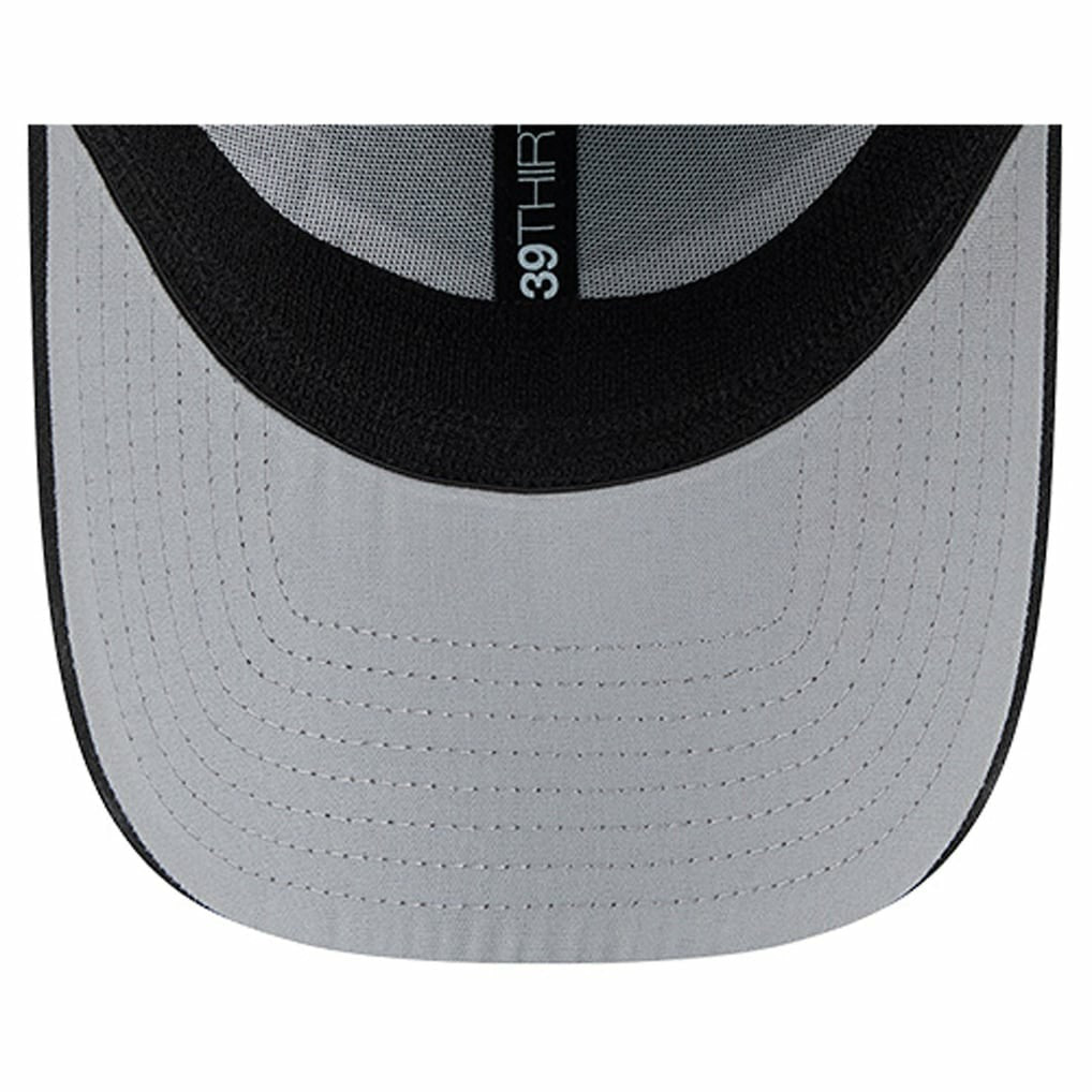 Las Vegas Raiders New Era Stripes 39THIRTY Flex Hat Black - NFL
