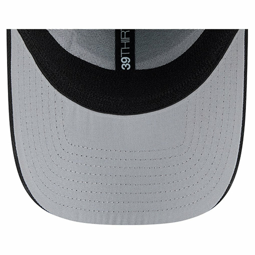 Las Vegas Raiders New Era Stripes 39THIRTY Flex Hat Black - NFL