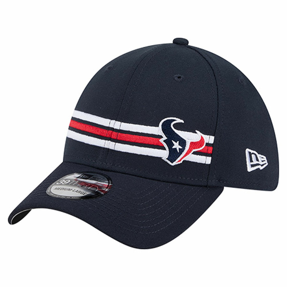 Houston Texans New Era Stripes 39THIRTY Flex Hat Navy - NFL