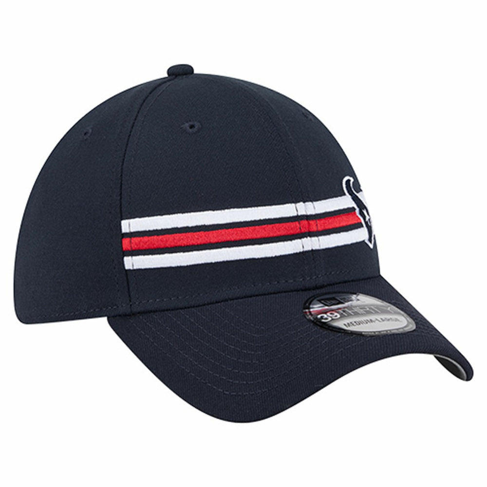Houston Texans New Era Stripes 39THIRTY Flex Hat Navy - NFL