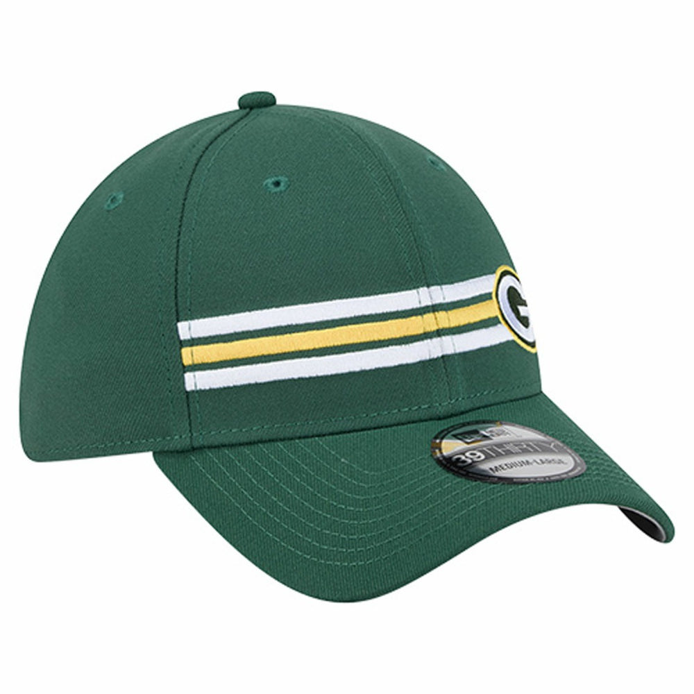 Green Bay Packers New Era Stripes 39THIRTY Flex Hat Green - NFL