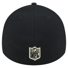 New Orleans Saints New Era Stripes 39THIRTY Flex Hat Black - NFL