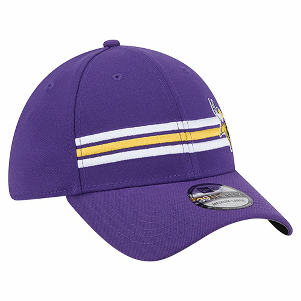 Minnesota Vikings New Era Stripes 39THIRTY Flex Hat Purple - NFL