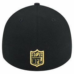 Pittsburgh Steelers New Era Stripes 39THIRTY Flex Hat Black - NFL