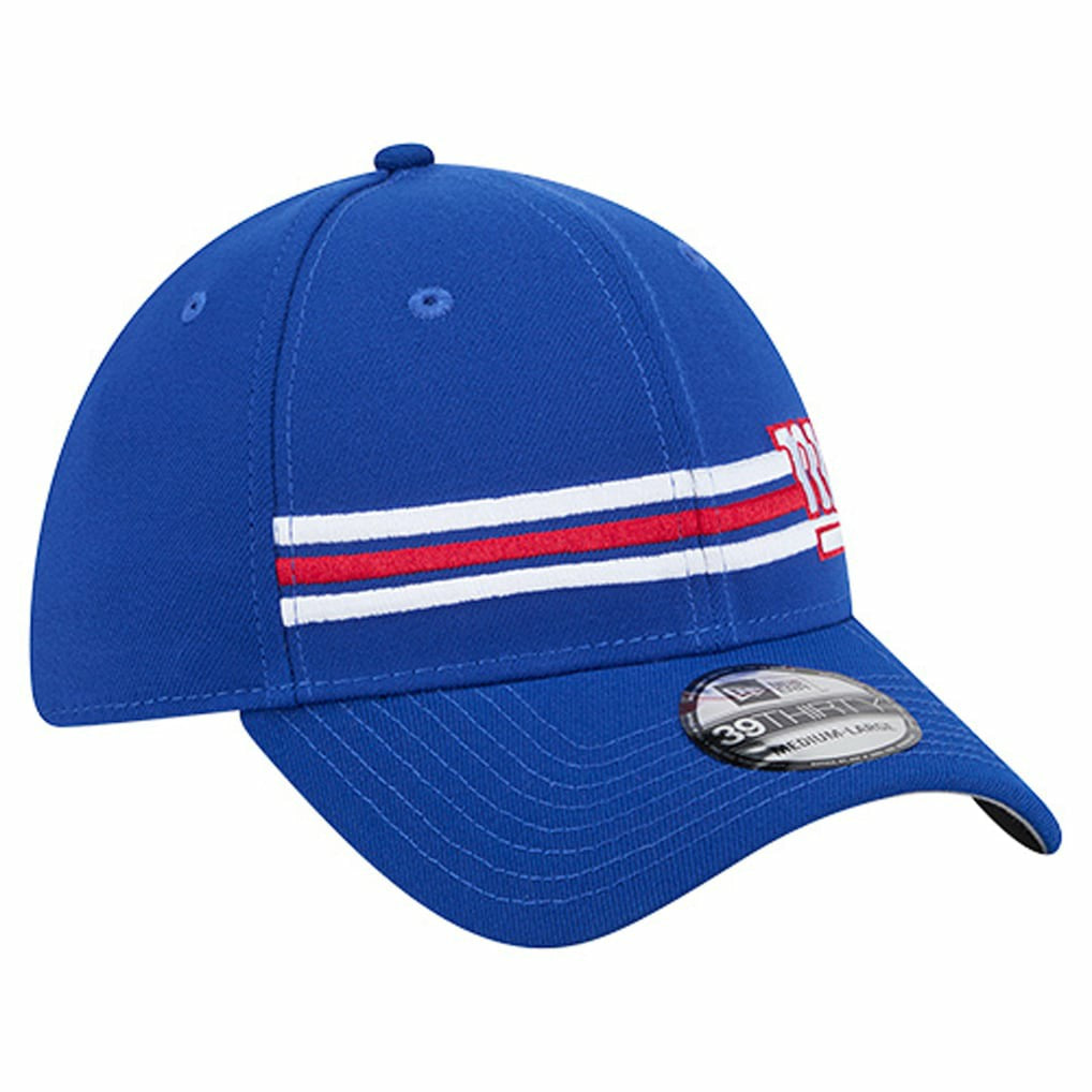 New York Giants New Era Stripes 39THIRTY Flex Hat Royal - NFL