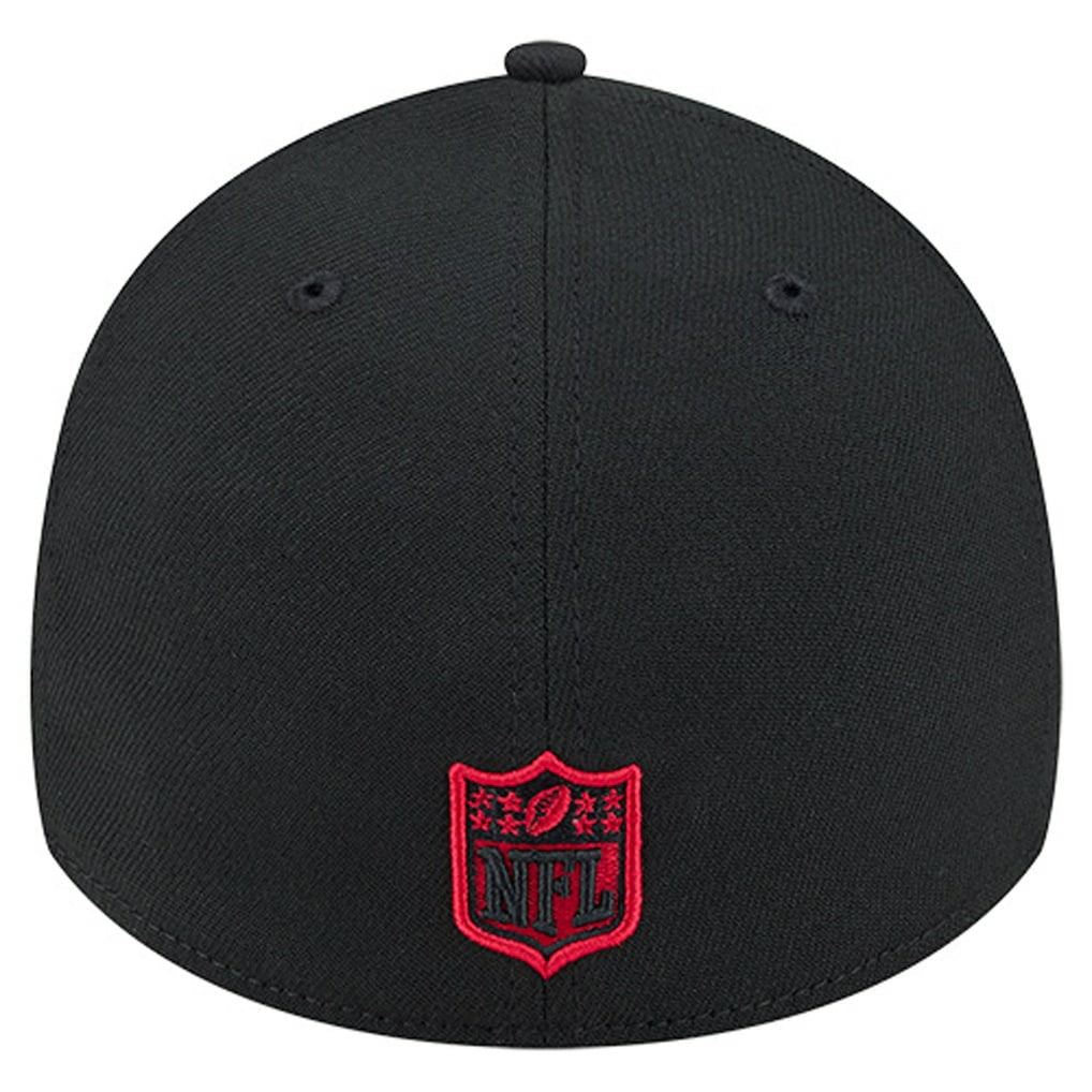 San Francisco 49ers New Era Stripes 39THIRTY Flex Hat Black - NFL
