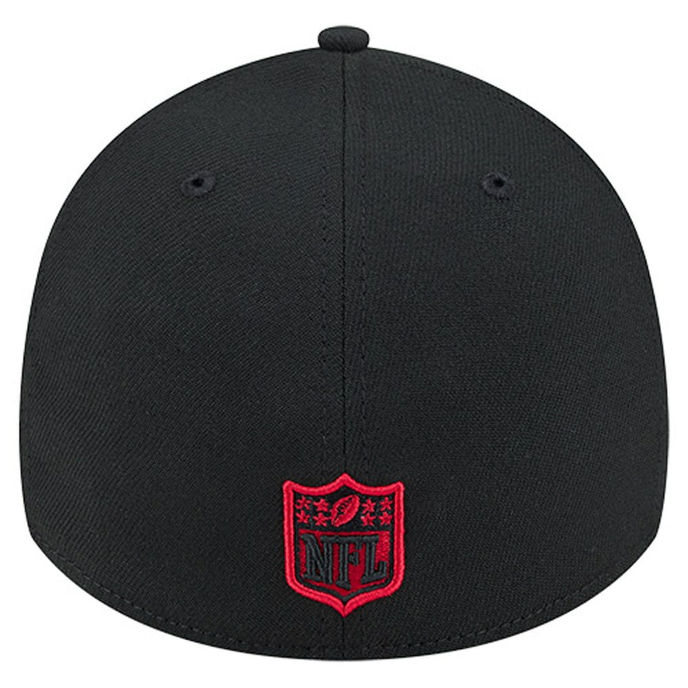 San Francisco 49ers New Era Stripes 39THIRTY Flex Hat Black - NFL