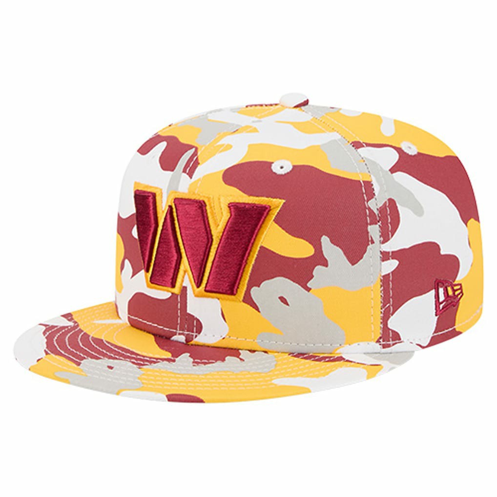 Washington Commanders New Era 59FIFTY Fitted Hat Gold/Burgundy - NFL