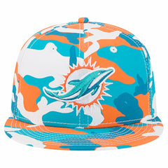 Miami Dolphins New Era 59FIFTY Fitted Hat Orange/Aqua - NFL