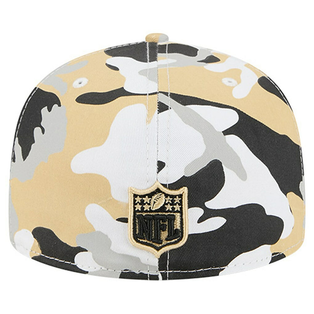 New Orleans Saints New Era 59FIFTY Fitted Hat Gold/Black - NFL