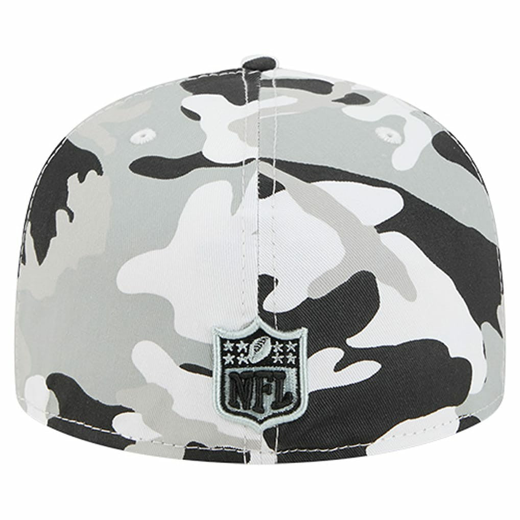Las Vegas Raiders New Era 59FIFTY Fitted Hat Silver/Black - NFL