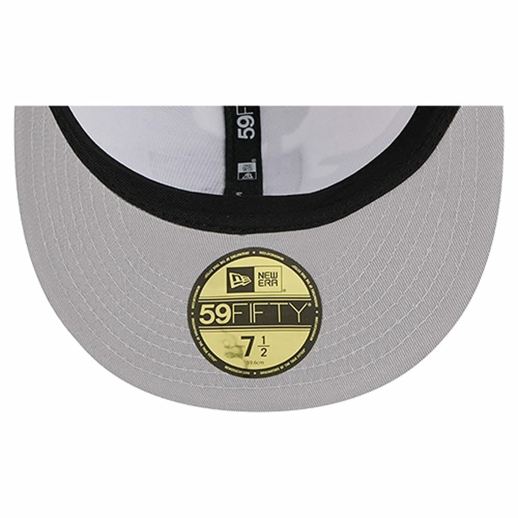 Las Vegas Raiders New Era 59FIFTY Fitted Hat Silver/Black - NFL