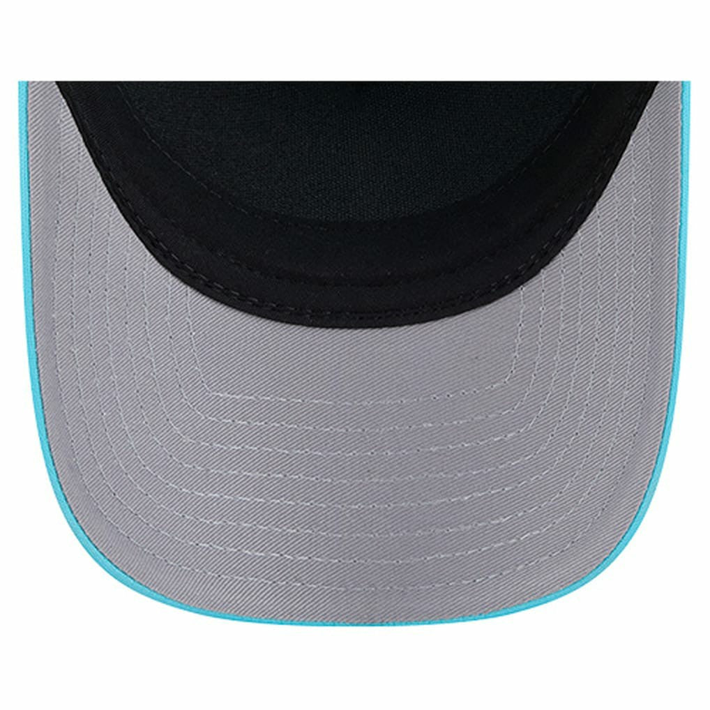 Miami Dolphins New Era Gas Station 9FORTY A-Frame M-Crown Adjustable Trucker Hat Aqua - NFL