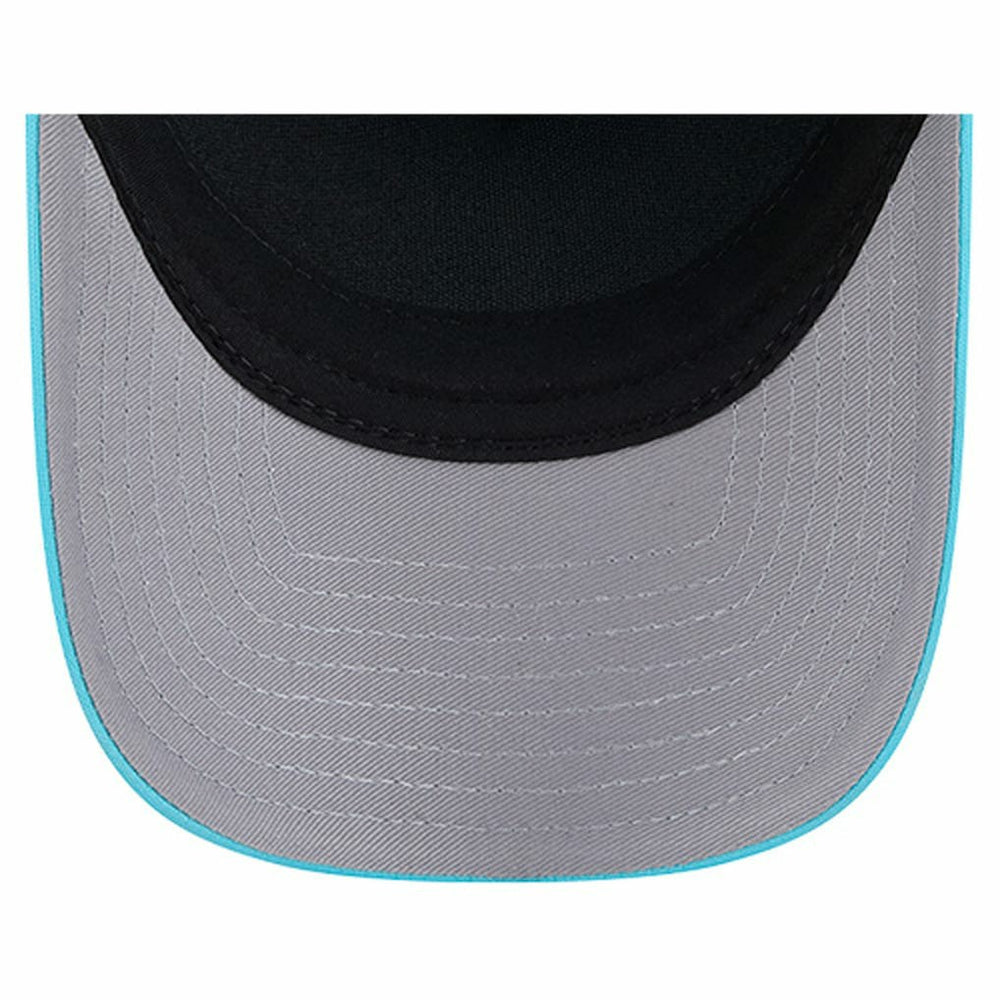Miami Dolphins New Era Gas Station 9FORTY A-Frame M-Crown Adjustable Trucker Hat Aqua - NFL