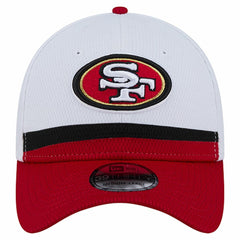 San Francisco 49ers New Era Dashmark Rays 39THIRTY Flex Hat White/Scarlet - NFL