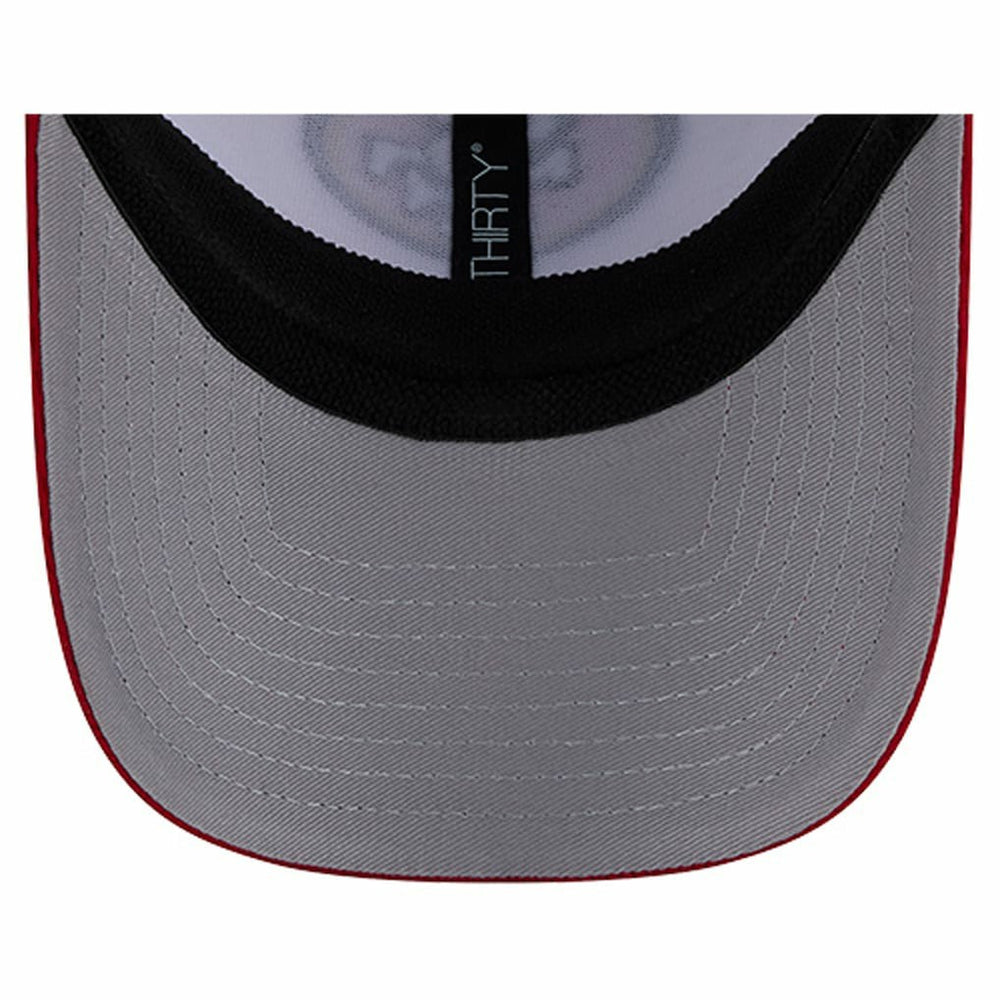 San Francisco 49ers New Era Dashmark Rays 39THIRTY Flex Hat White/Scarlet - NFL