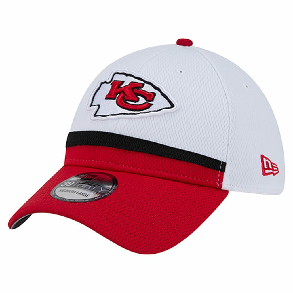 Kansas City Chiefs New Era Dashmark Rays 39THIRTY Flex Hat White/Red - NFL