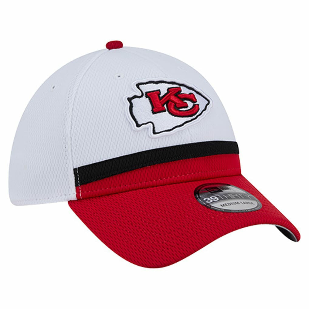 Kansas City Chiefs New Era Dashmark Rays 39THIRTY Flex Hat White/Red - NFL