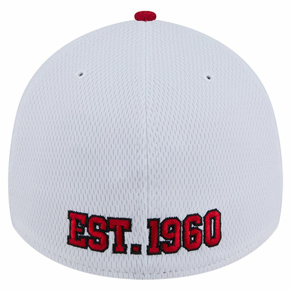 Kansas City Chiefs New Era Dashmark Rays 39THIRTY Flex Hat White/Red - NFL