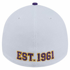 Minnesota Vikings New Era Dashmark Rays 39THIRTY Flex Hat White/Purple - NFL