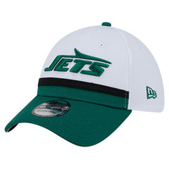 New York Jets New Era Dashmark Rays 39THIRTY Flex Hat White/Green - NFL