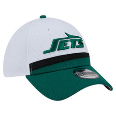 New York Jets New Era Dashmark Rays 39THIRTY Flex Hat White/Green - NFL