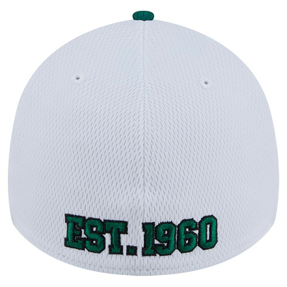 New York Jets New Era Dashmark Rays 39THIRTY Flex Hat White/Green - NFL