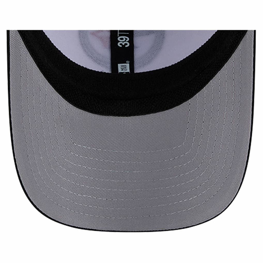 Pittsburgh Steelers New Era Dashmark Rays 39THIRTY Flex Hat White/Black - NFL