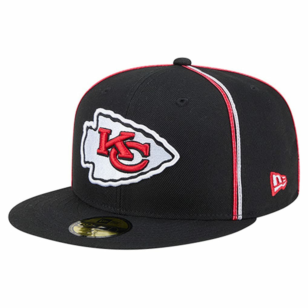 Kansas City Chiefs New Era Soutache 59FIFTY Fitted Hat Black - NFL