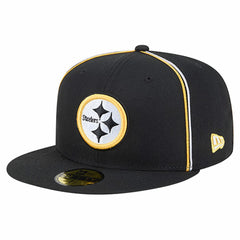 Pittsburgh Steelers New Era Soutache 59FIFTY Fitted Hat Black - NFL