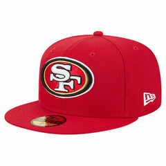San Francisco 49ers New Era Group Chat 59FIFTY Fitted Hat Scarlet - NFL