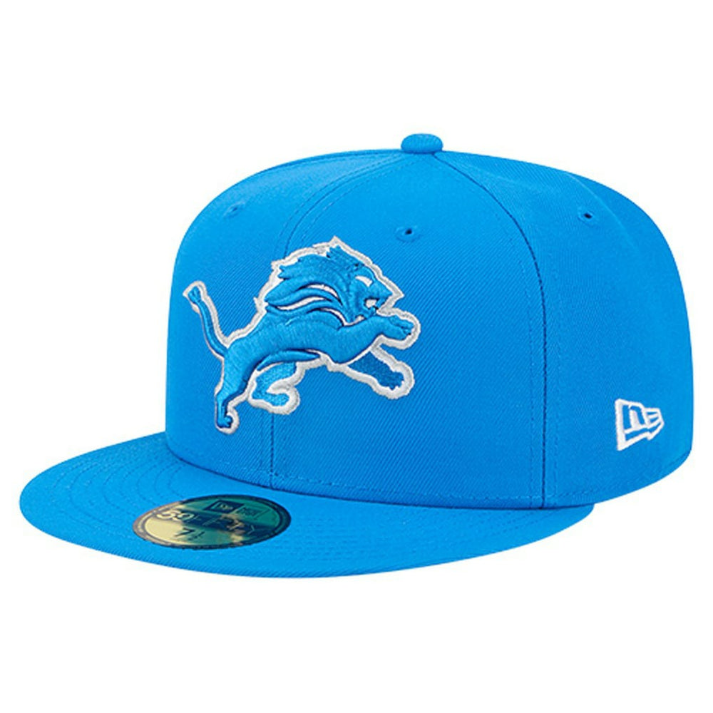 Detroit Lions New Era Group Chat 59FIFTY Fitted Hat Blue - NFL