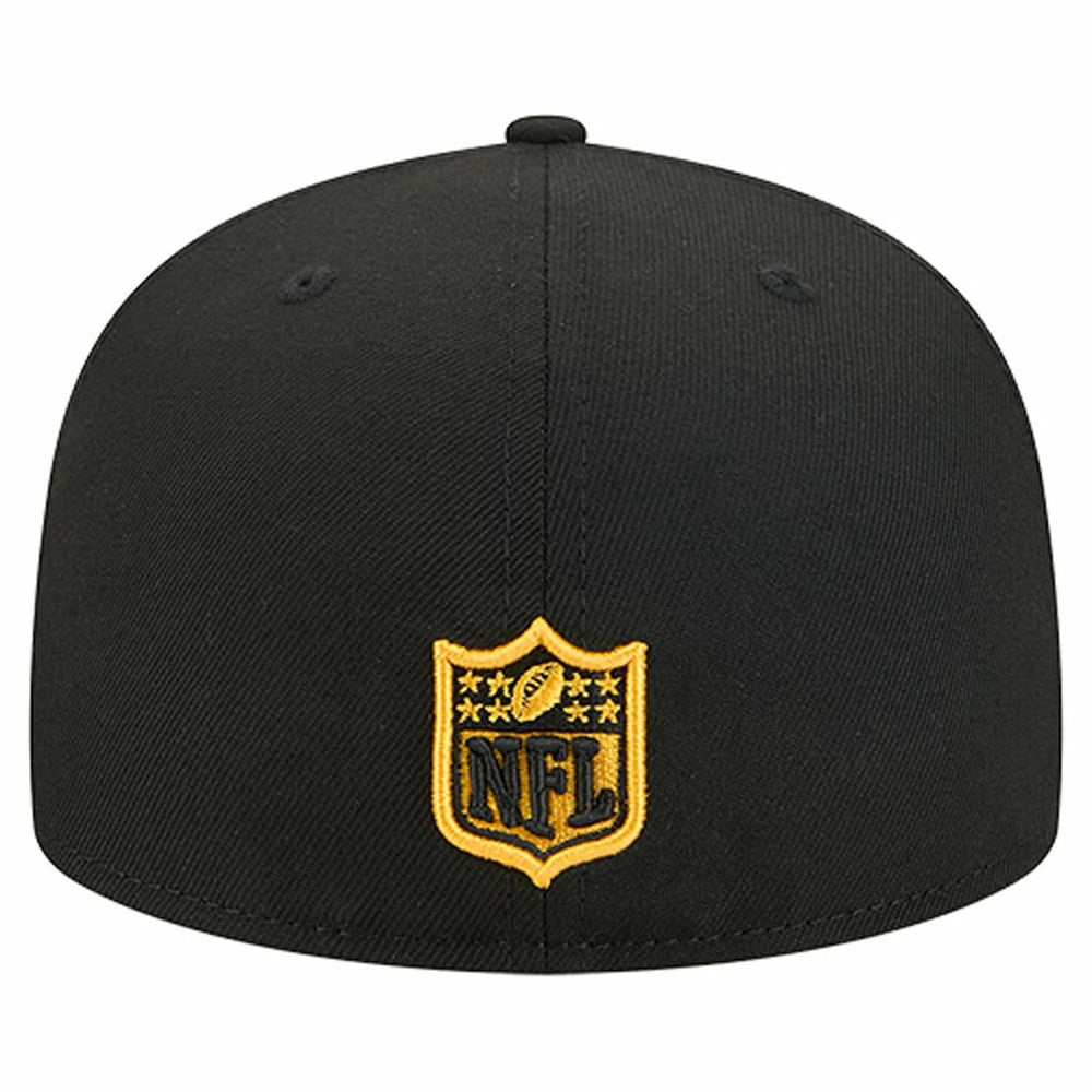 Pittsburgh Steelers New Era Group Chat 59FIFTY Fitted Hat Black - NFL