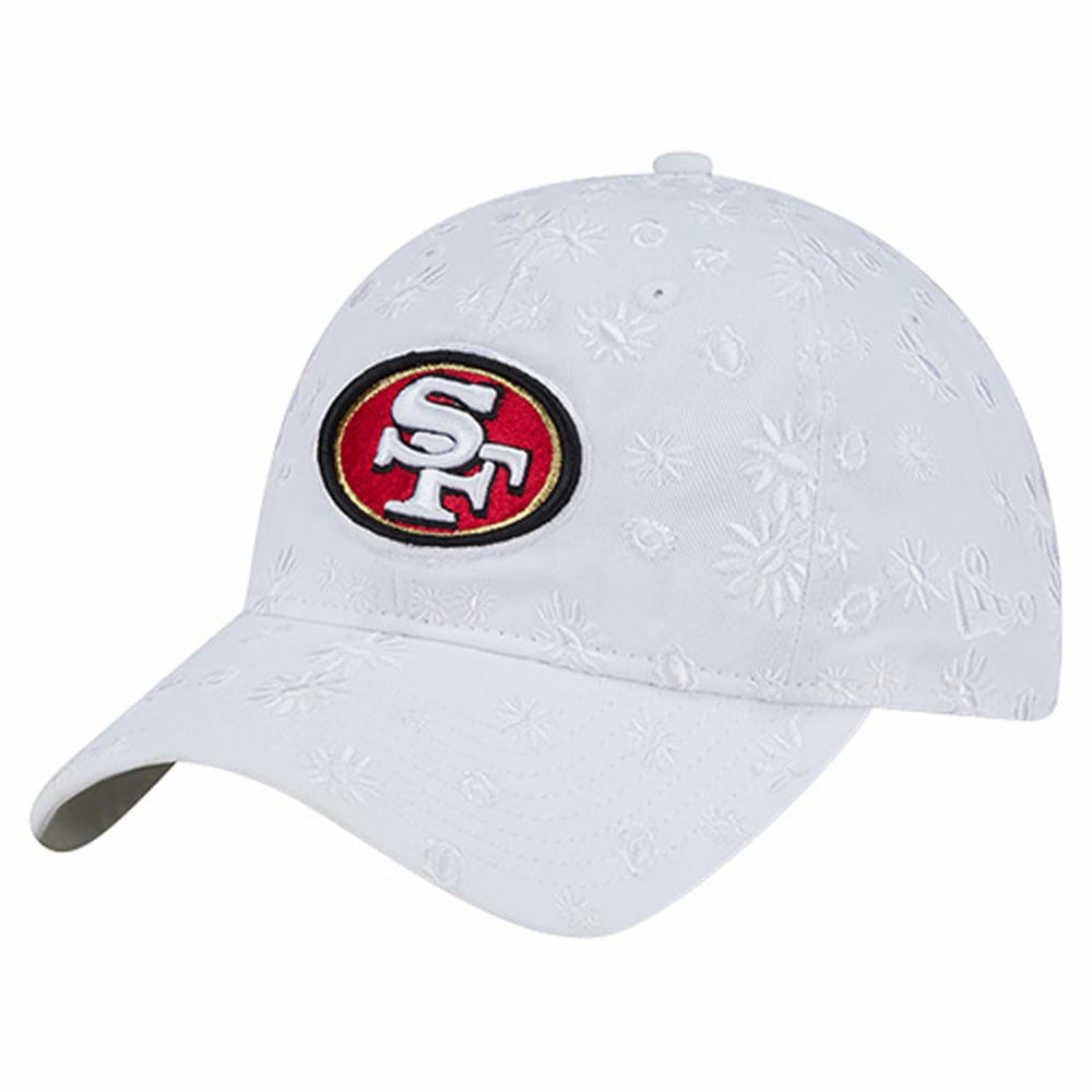 San Francisco 49ers New Era Women's Floral 9TWENTY Adjustable Hat White - NFL