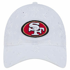 San Francisco 49ers New Era Women's Floral 9TWENTY Adjustable Hat White - NFL