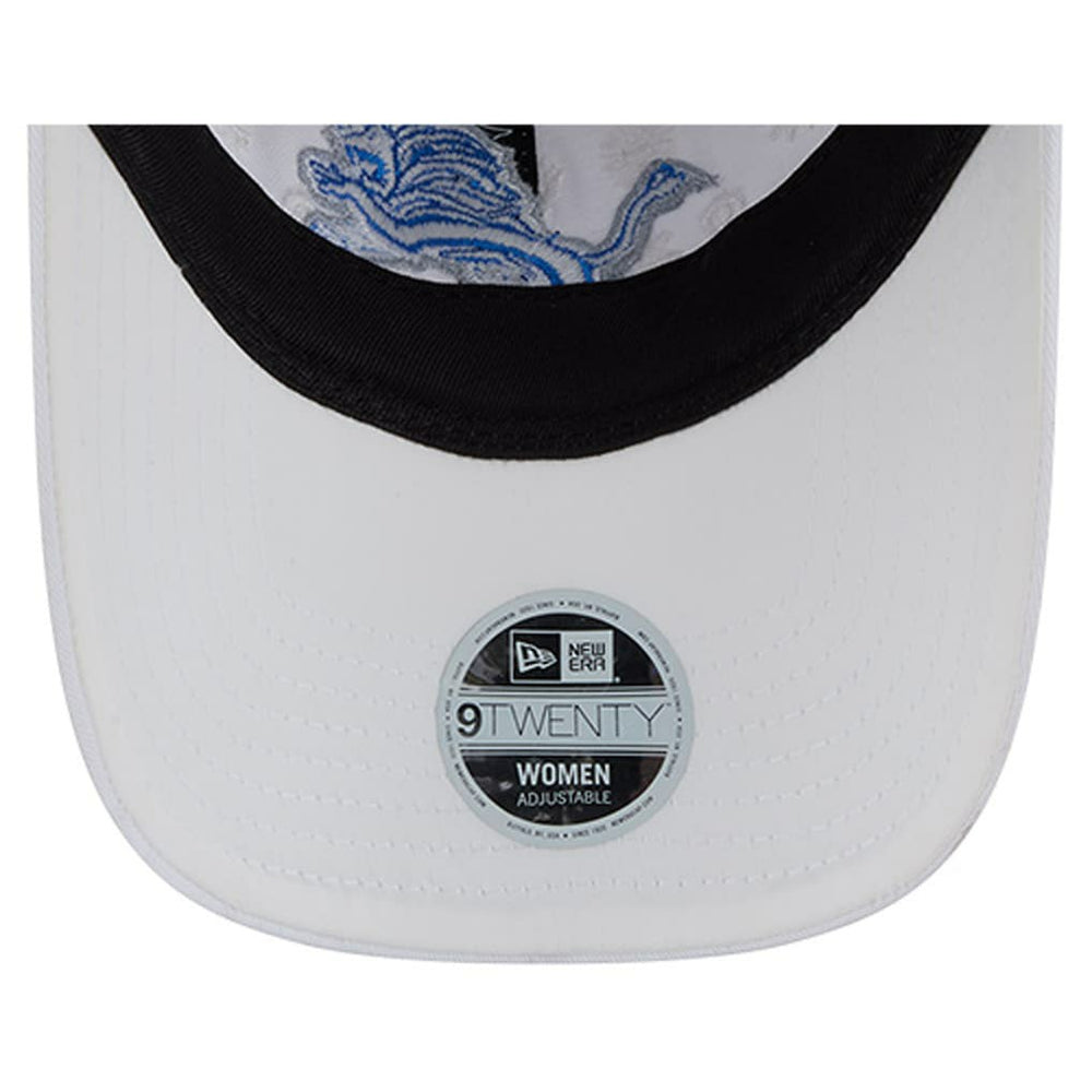 Detroit Lions New Era Women's Floral 9TWENTY Adjustable Hat White - NFL