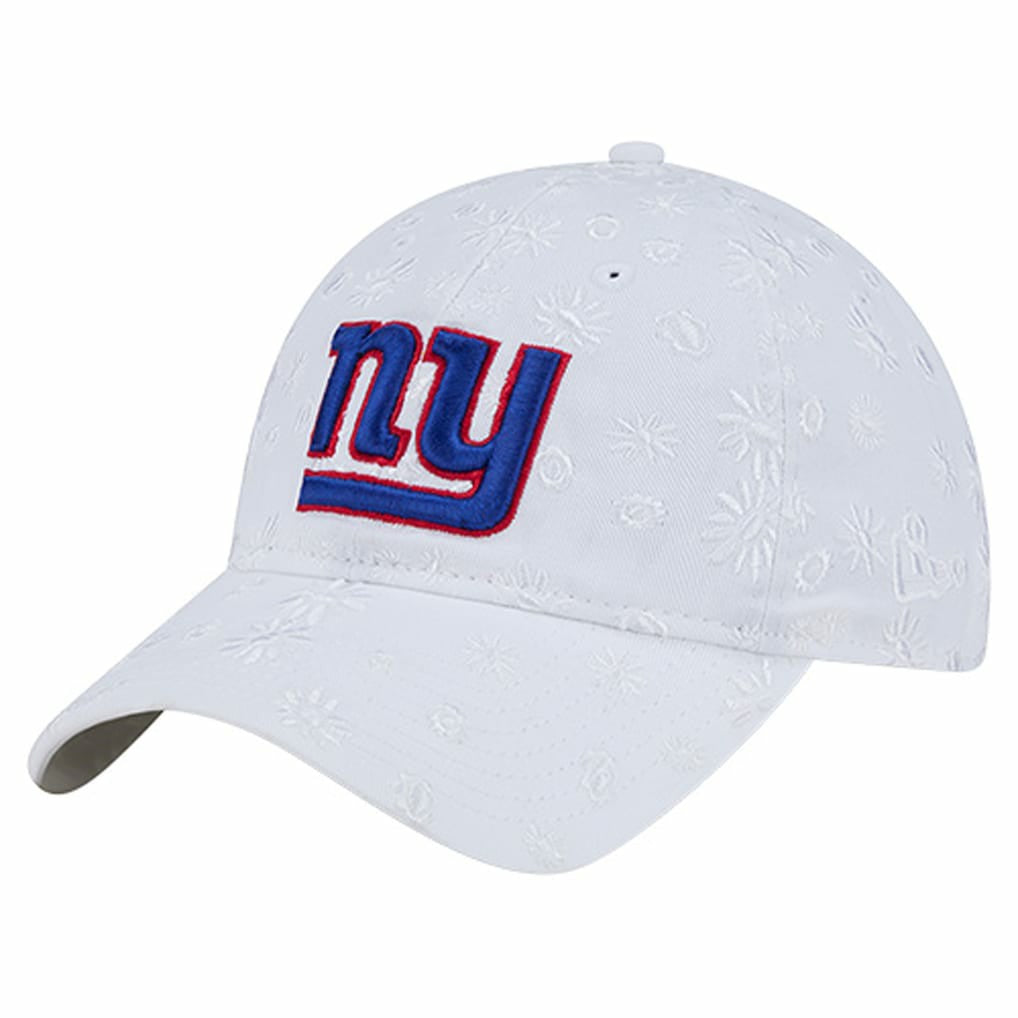 New York Giants New Era Women's Floral 9TWENTY Adjustable Hat White - NFL