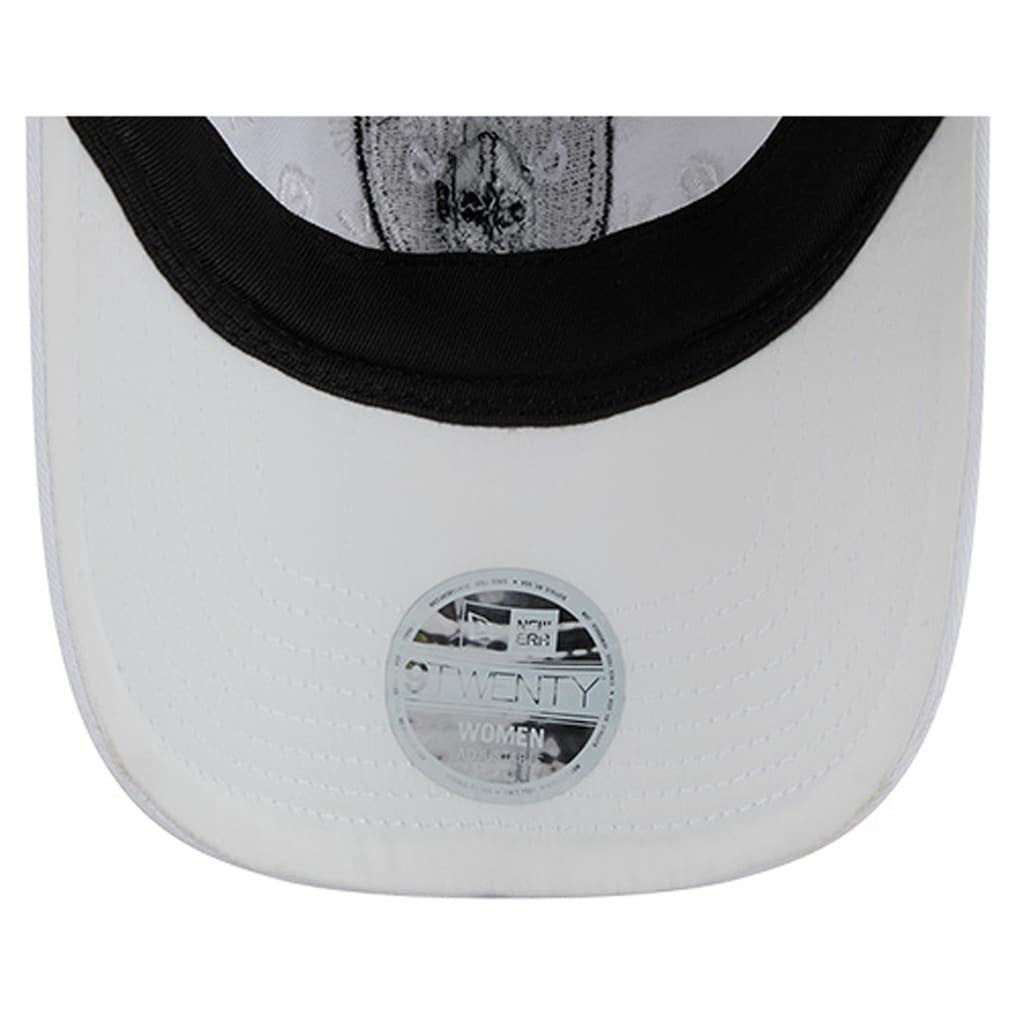 Las Vegas Raiders New Era Women's Floral 9TWENTY Adjustable Hat White - NFL