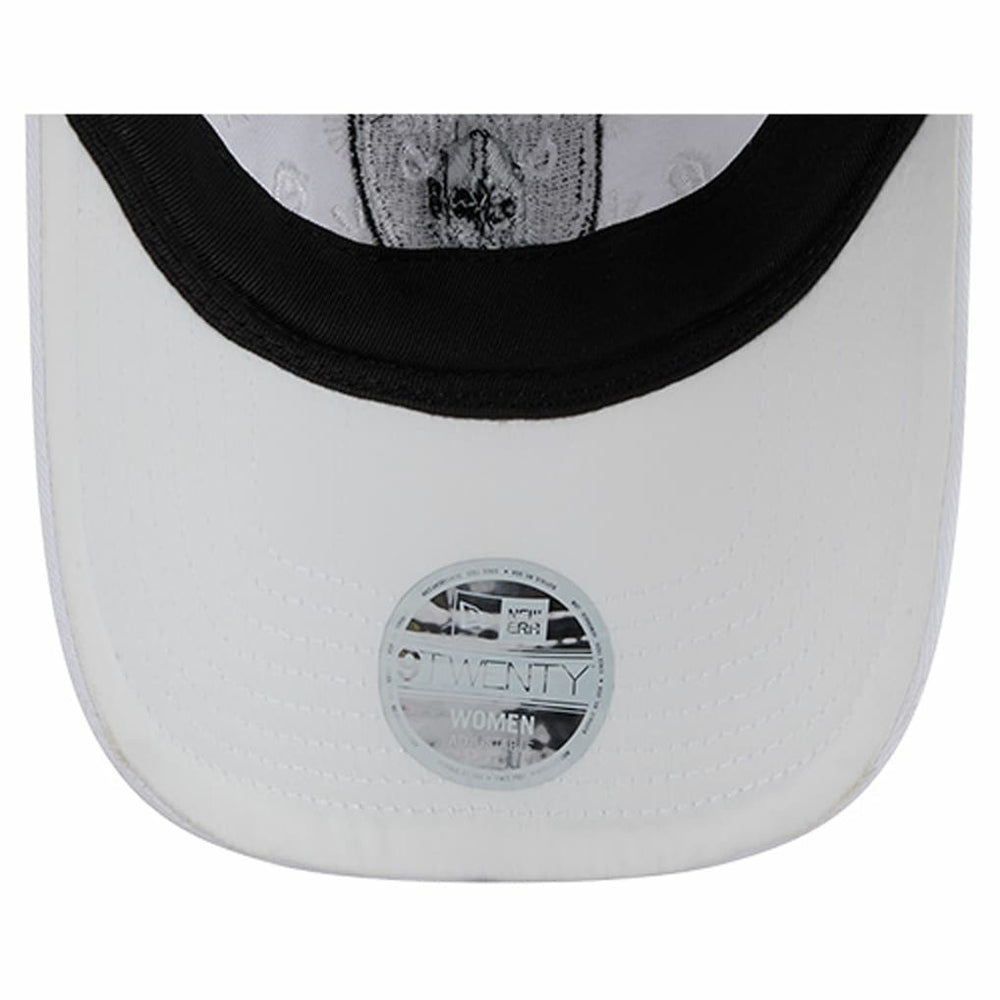 Las Vegas Raiders New Era Women's Floral 9TWENTY Adjustable Hat White - NFL