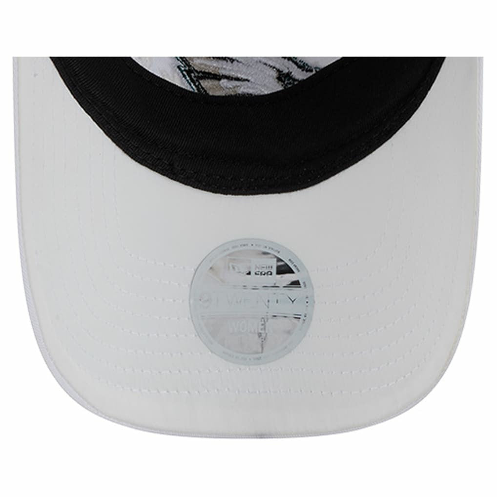 Philadelphia Eagles New Era Women's Floral 9TWENTY Adjustable Hat White - NFL