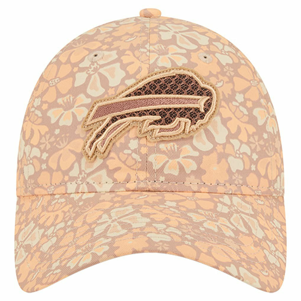 Buffalo Bills New Era Women's Floral 9TWENTY Adjustable Hat Tan - NFL